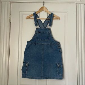 Y2K Request Denim Overall Dress | medium